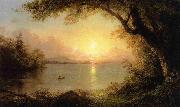 Frederic Edwin Church Lake Scene china oil painting artist